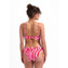 Beachlife Pink Zebra Twist Bikinitop
