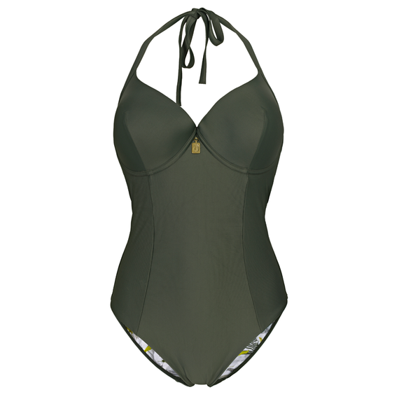 Annadiva Swim Plain Badpak Olive