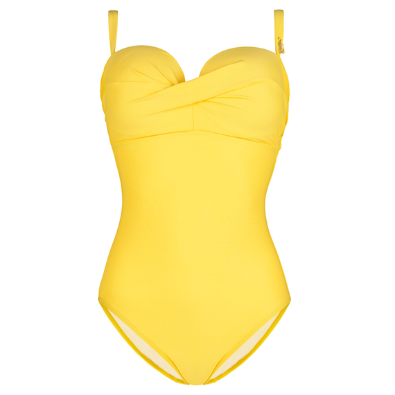 Annadiva Swim Plain Badpak Citron