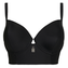 Annadiva Swim Plain Longline Bikinitop Black