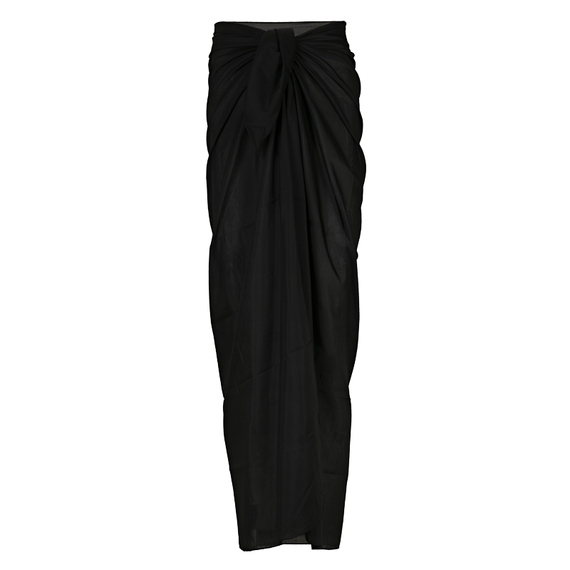 Annadiva Swim Plain Pareo Black 
