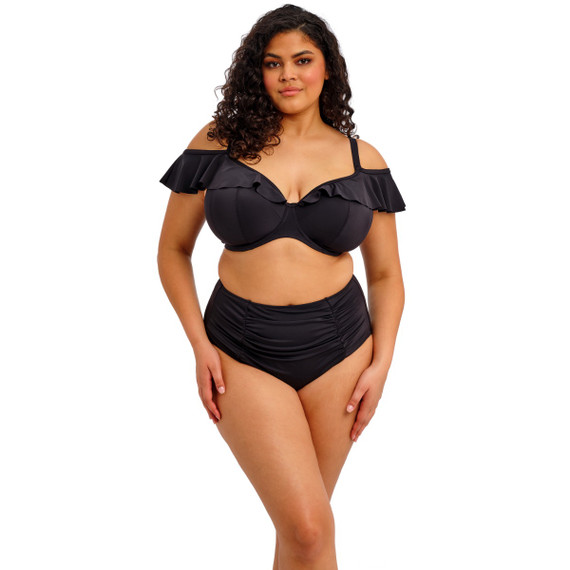 Elomi Swim Plain Sailing Hoog Bikinibroekje Black