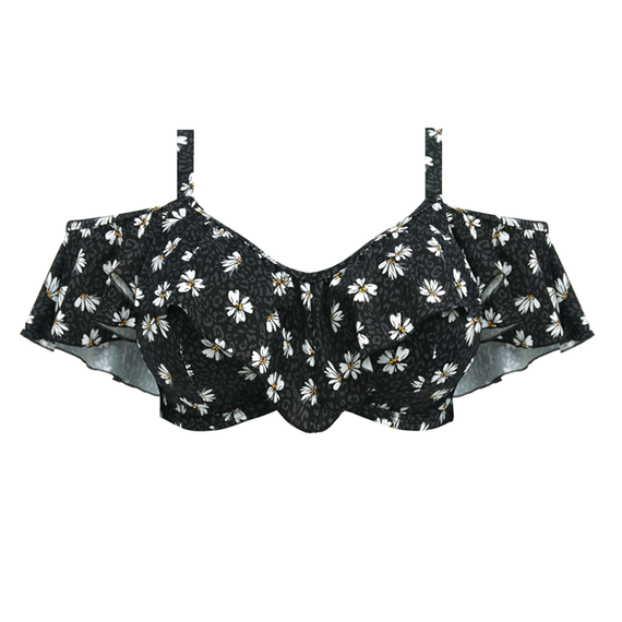 Elomi Bademode Plain Sailing Multiway Bikini Oberteil Black Daisy