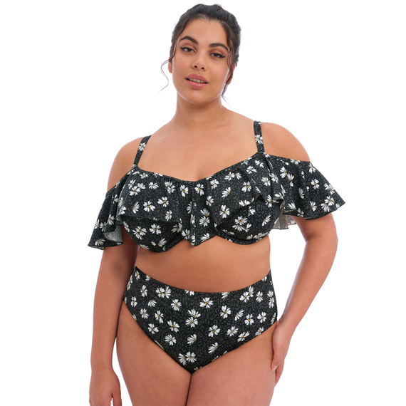 Elomi Bademode Plain Sailing Multiway Bikini Oberteil Black Daisy