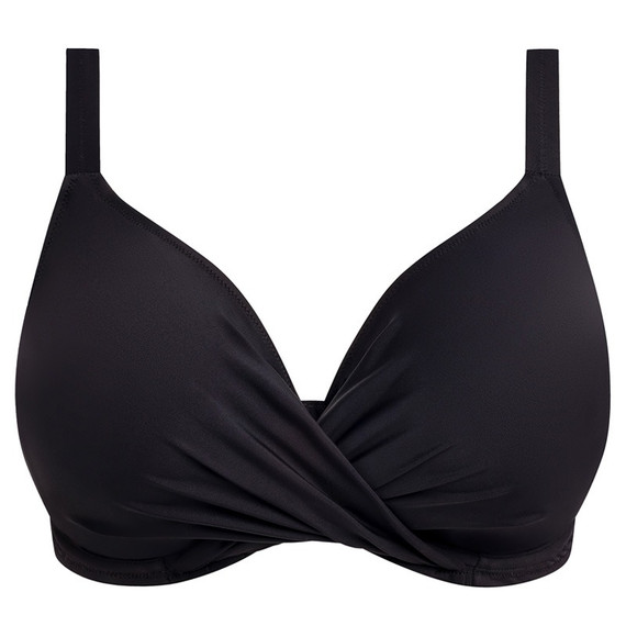 Elomi Swim Plain Sailing Plunge Bikinitop Black