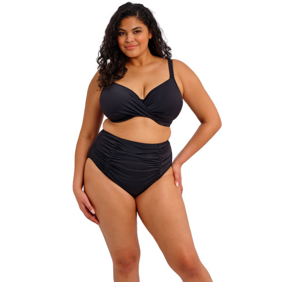 Elomi Swim Plain Sailing Plunge Bikinitop Black