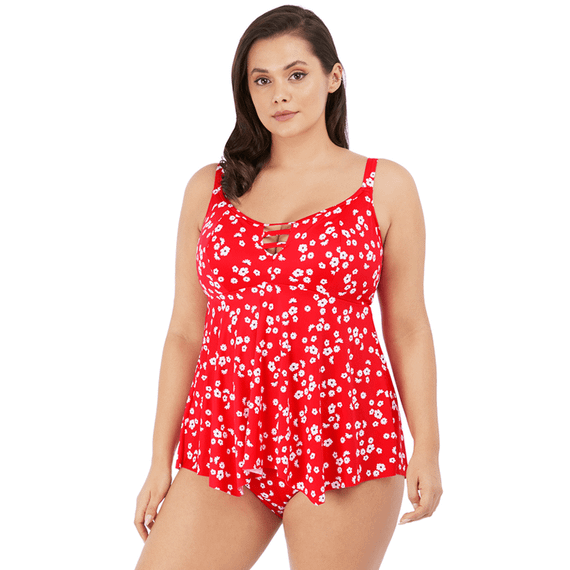 Elomi Swim Plain Sailing Tankinitop Red Floral