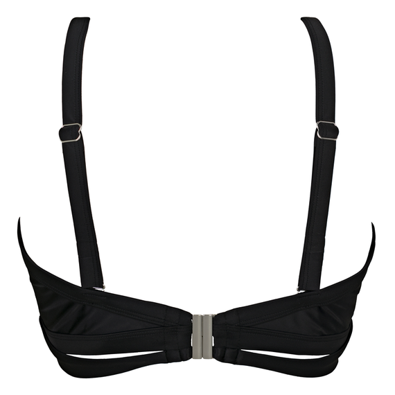 Annadiva Swim Plain Twist Bikinitop Black