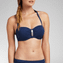 Cyell Platinum Ess. Navy Bandeau Bikinitop