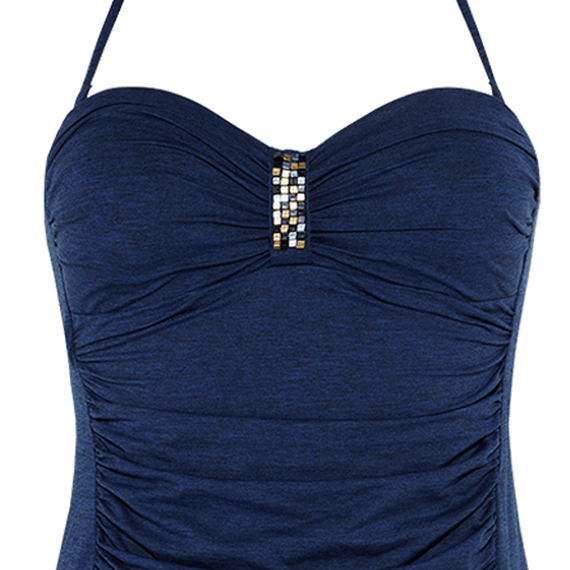 Cyell Platinum Essentials Halter Tankinitop Navy