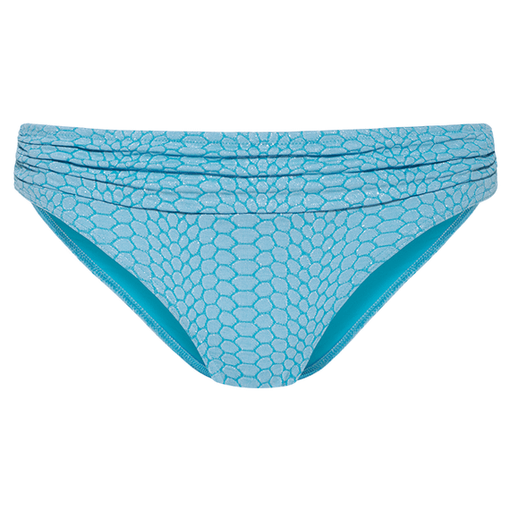 Snake On Bikinihose mit Plisséebündchen