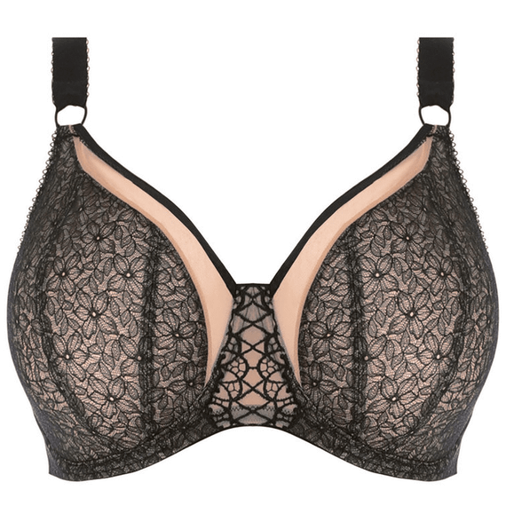 Elomi Sadie Plunge BH Black
