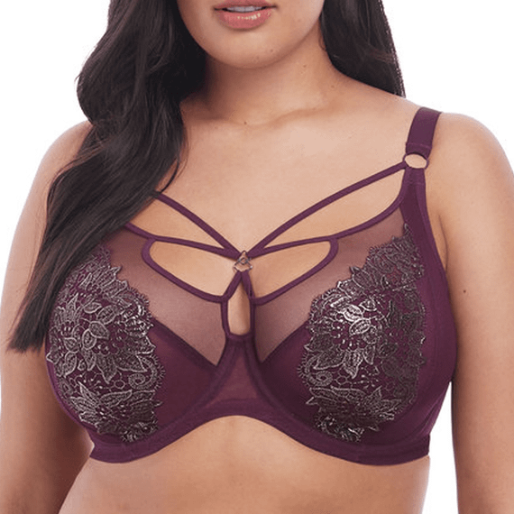 Elomi Eugenie Plunge BH Gilded Berry