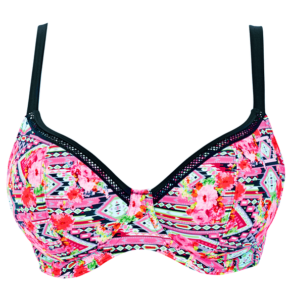 Texas Rose Plunge Bikinitop