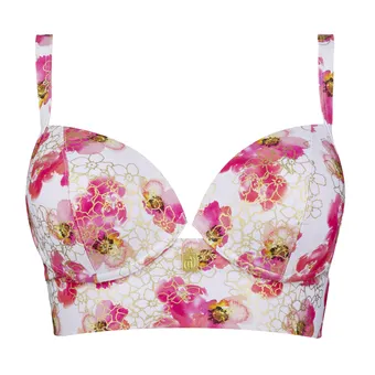 Poppies Longline Bikini Oberteil