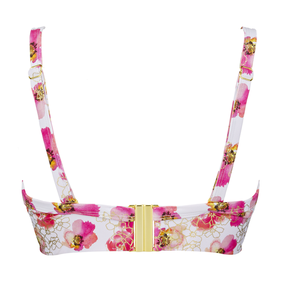 Annadiva Swim Poppies Longline Bikinitop Golden Flower