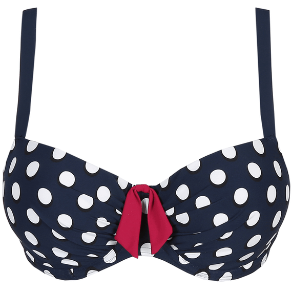 PrimaDonna Swim Pop Voorgevormde Balconette Bikinitop Blue Eclipse