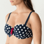 PrimaDonna Swim Pop Voorgevormde Balconette Bikinitop Blue Eclipse