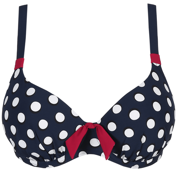 PrimaDonna Swim Pop Voorgevormde Beugel Bikinitop Blue Eclipse