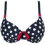 PrimaDonna Swim Pop Voorgevormde Beugel Bikinitop Blue Eclipse