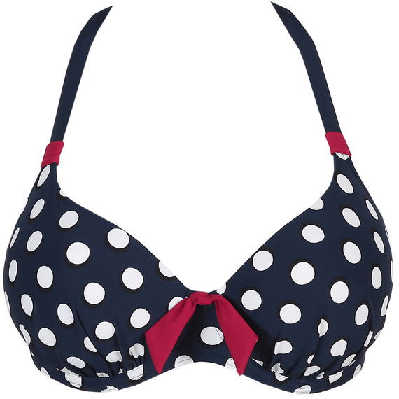 PrimaDonna Swim Pop Voorgevormde Beugel Bikinitop Blue Eclipse