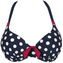 PrimaDonna Swim Pop Voorgevormde Beugel Bikinitop Blue Eclipse