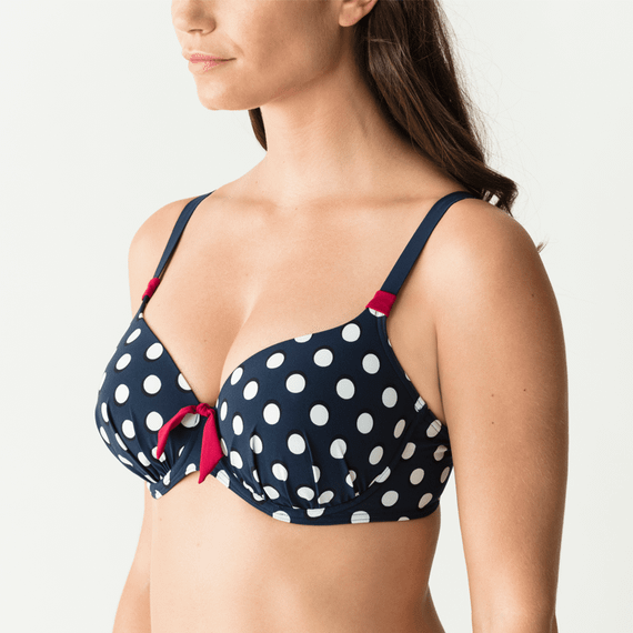 PrimaDonna Swim Pop Voorgevormde Beugel Bikinitop Blue Eclipse