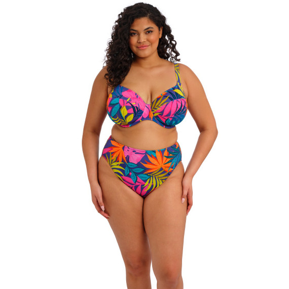 Elomi Swim Porto Rafti Hoog Bikinibroekje Indigo