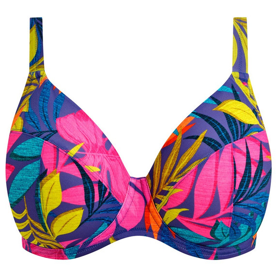 Elomi Swim Porto Rafti Plunge Bikinitop Indigo