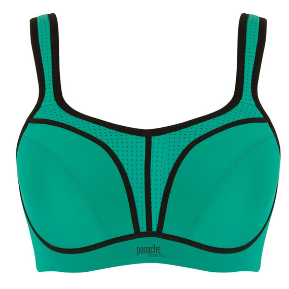 Panache Sport Power Voorgevormde Sport BH Green
