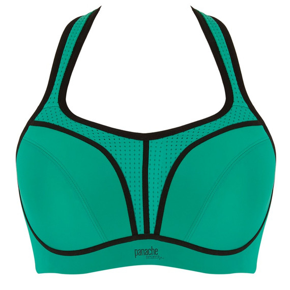 Panache Sport Power Voorgevormde Sport BH Green
