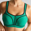 Panache Sport Power Voorgevormde Sport BH Green