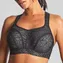 Panache Sport Power Voorgevormde Sport BH Black Chalk