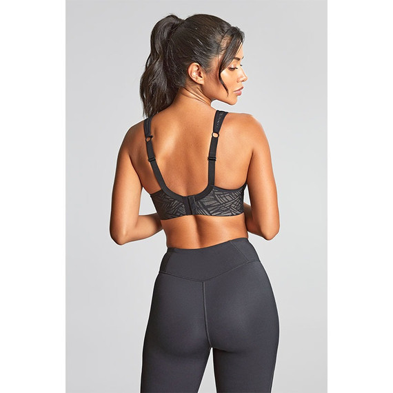 Panache Sport Power Voorgevormde Sport BH Black Chalk