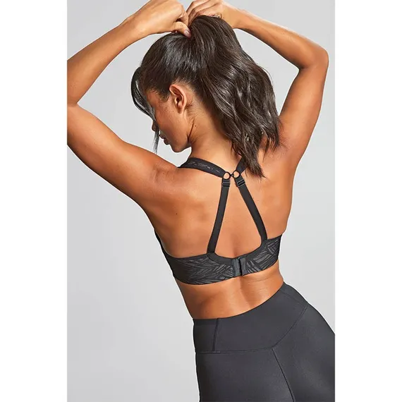 Panache Sport Power Voorgevormde Sport BH Black Chalk