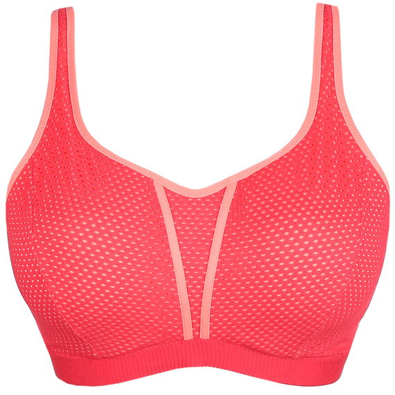 PrimaDonna Sport The Mesh Voorgevormde Sport BH Sparkling Pink 