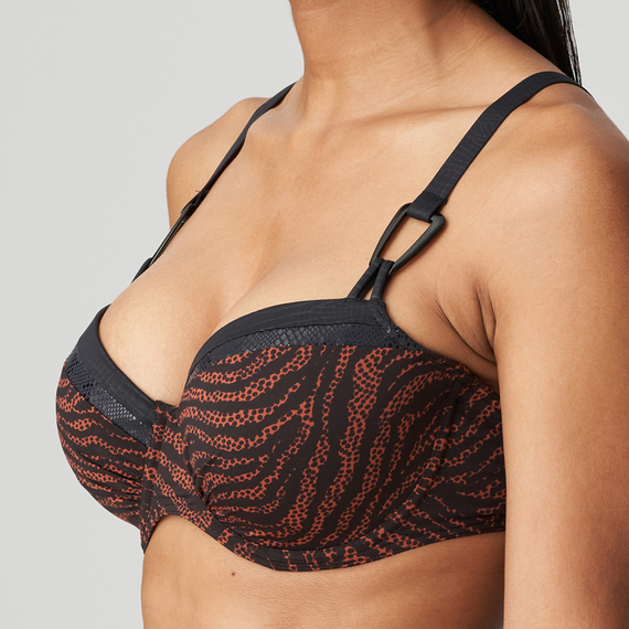 PrimaDonna Swim Issambres Voorgevormde Balconette Bikinitop zwart 