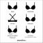 Annadiva Swim Indian Ocean Voorgevormde Balconette Bikinitop Black