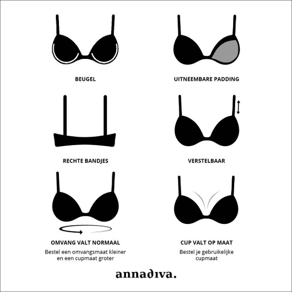 Annadiva Swim Lizzard Bralette Bikinitop Black