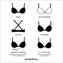 Annadiva Swim Lizzard Plunge Bikinitop Black
