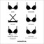 Annadiva Swim Confidence Twist Bikinitop Black