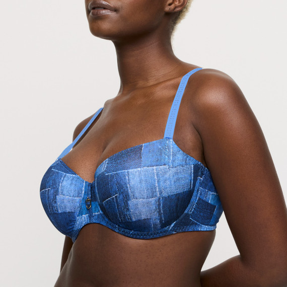 Primadonna Twist Mauna Voorgevormde Balconette BH Twill Blue