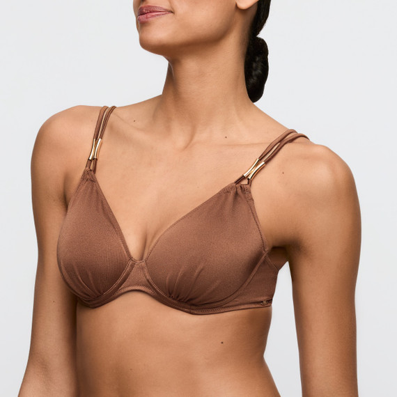 Marie Jo Swim Hello Sunset Hartvorm Bikinitop Sepia