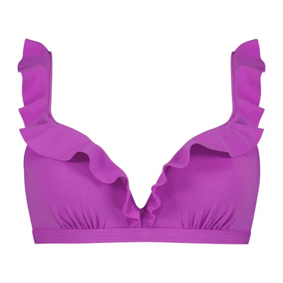 Purple Flash Plunge Bikini Oberteil