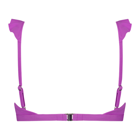 Beachlife Purple Flash Plunge Bikini Oberteil