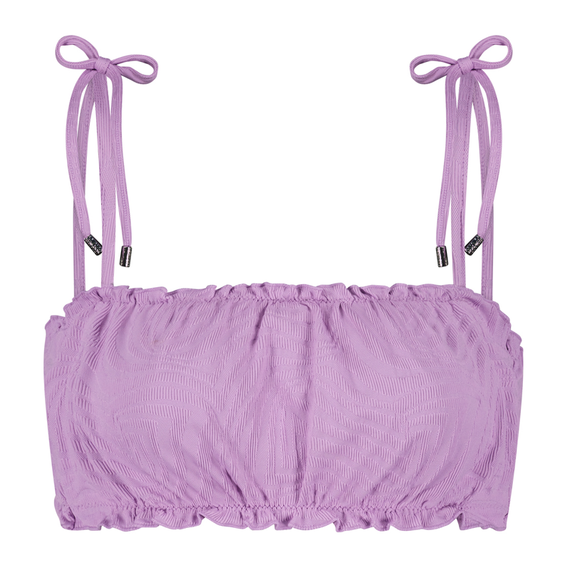 Purple Swirl Bandeau Bikinitop