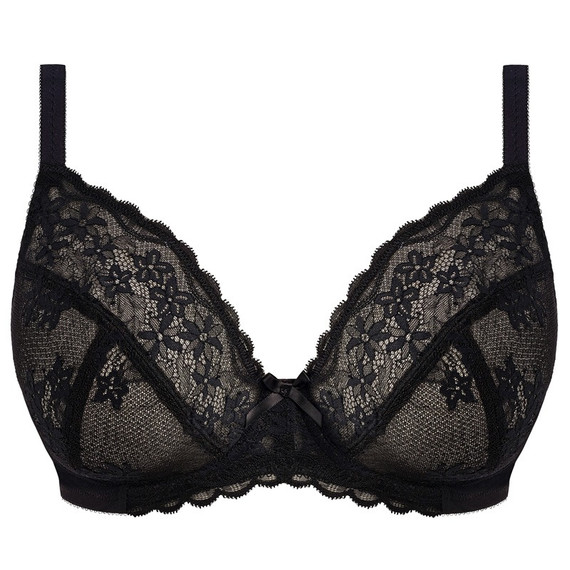 Freya Quinn Plunge BH Black