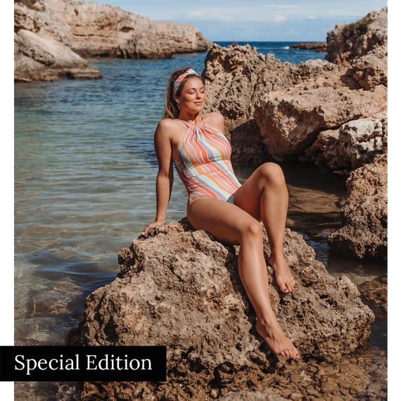 Beachlife x Annadiva Rainbow High Neck Badpak