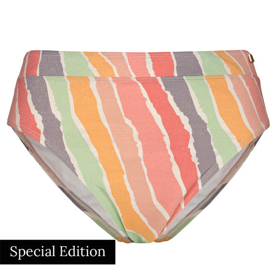 Beachlife x Annadiva Rainbow High Waist Bikinibroekje