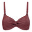 Beachlife Raisin Glitter Bikinitop